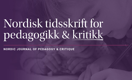 Nordisk tidsskrift for pedagogikk og kritikk logo